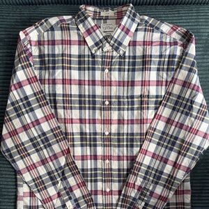 J. Crew Secret Wash cotton poplin shirt - Slim LARGE